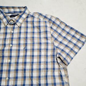 Nautica Pastel Plaid Classic Fit 2XL Shirt NWOT Button Down Up Boating Yacht